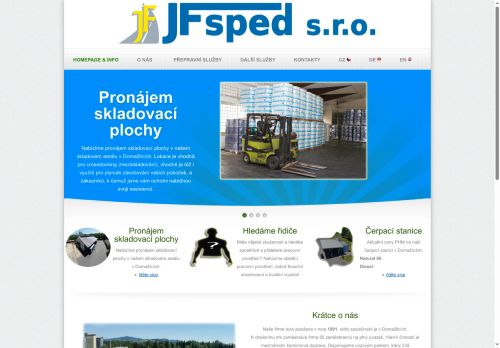 JFSPED, s.r.o. nabízí práci na pozici ŘIDIČ MKD v obci Domažlice