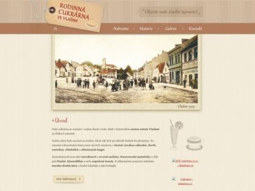 Rodinná cukrárna ve Vlašimi