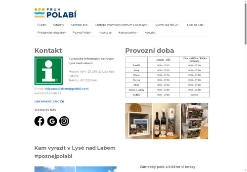 Zobrazit webové stránky Turistické informační centrum