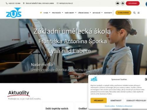 Základní umělecká škola F. A. Šporka