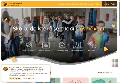 Zobrazit webové stránky Základní škola J. A. Komenského