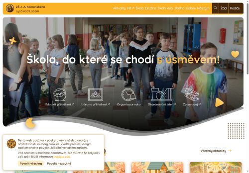Zobrazit webové stránky Základní škola J. A. Komenského