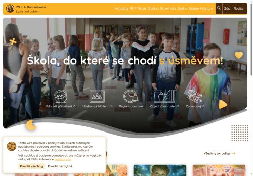 Zobrazit webové stránky Základní škola J. A. Komenského