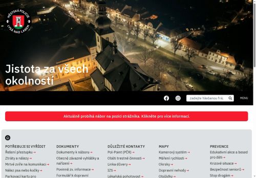 Zobrazit webové stránky Městská policie