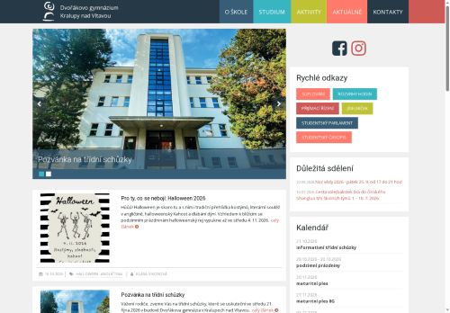 Zobrazit webové stránky Dvořákovo gymnázium a střední odborná škola ekonomická