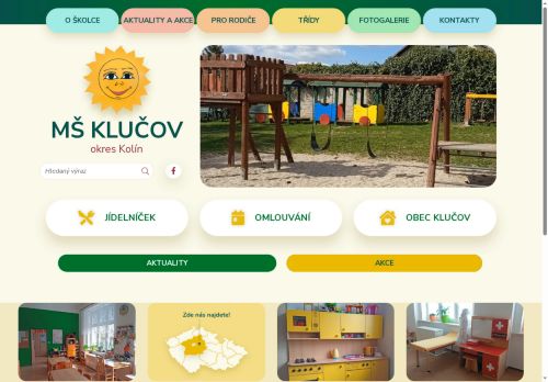 Zobrazit webové stránky Mateřská škola Klučov