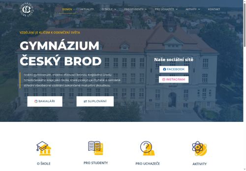 Zobrazit webové stránky Gymnázium Český Brod