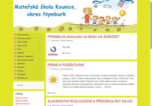 Zobrazit webové stránky Mateřská škola Kounice