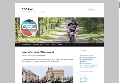 Zobrazit webové stránky Klub pro cyklisty a sportovce českobrodska