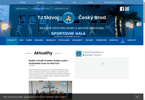Zobrazit webové stránky TJ Slavoj Český Brod z.s.