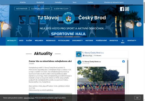 Zobrazit webové stránky TJ Slavoj Český Brod z.s.
