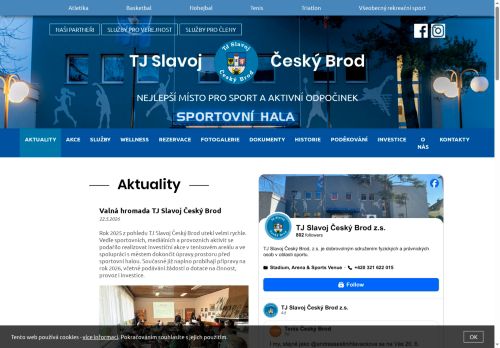 Zobrazit webové stránky TJ Slavoj Český Brod z.s.