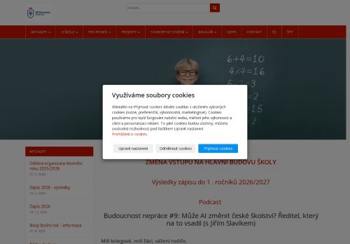 Zobrazit webové stránky Základní škola Žitomířská