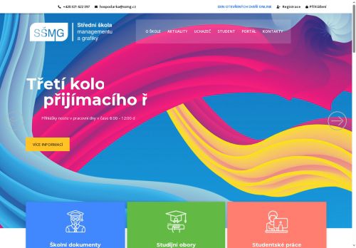 Zobrazit webové stránky Střední škola managementu a grafiky