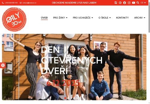 Zobrazit webové stránky Obchodní akademie Lysá nad Labem