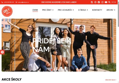 Zobrazit webové stránky Obchodní akademie Lysá nad Labem