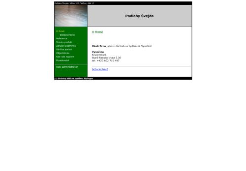 Zobrazit webové stránky Josef Švejda