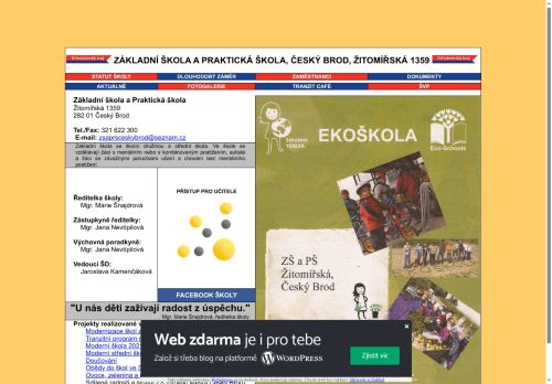 Zobrazit webové stránky Základní škola a Praktická škola