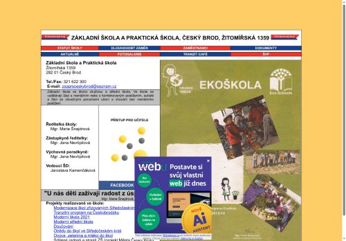 Zobrazit webové stránky Základní škola a Praktická škola