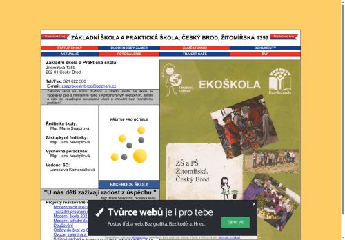 Zobrazit webové stránky Základní škola a Praktická škola