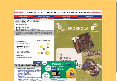 Zobrazit webové stránky Základní škola a Praktická škola