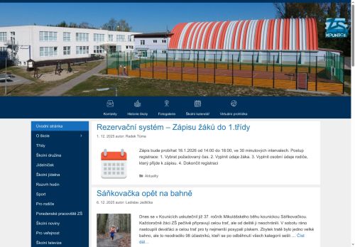 Zobrazit webové stránky Základní škola Kounice