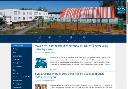 Zobrazit webové stránky Základní škola Kounice