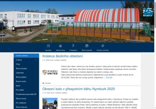 Zobrazit webové stránky Základní škola Kounice