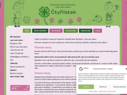 Mateřská škola Čtyřlístek