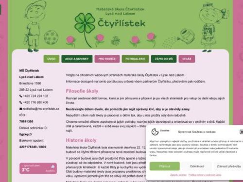 Mateřská škola Čtyřlístek