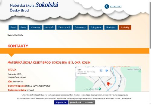 Zobrazit webové stránky Mateřská škola Sokolská