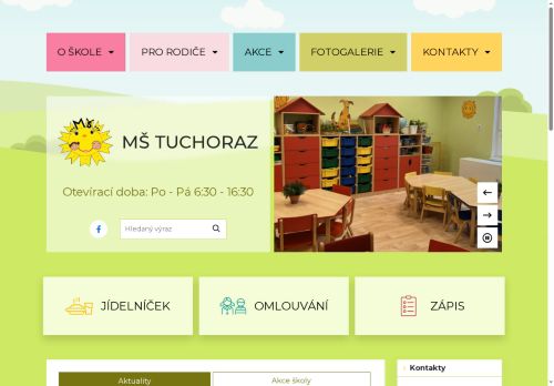 Zobrazit webové stránky Mateřská škola Tuchoraz