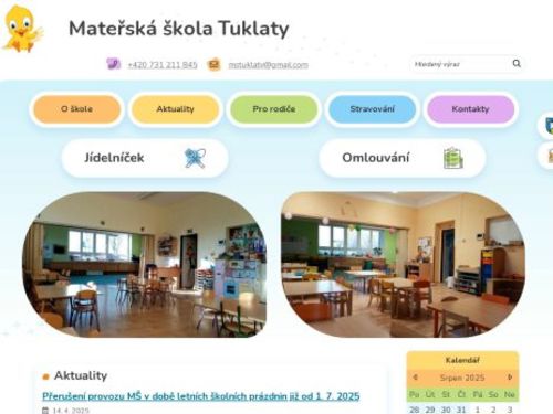 Mateřská škola Tuklaty