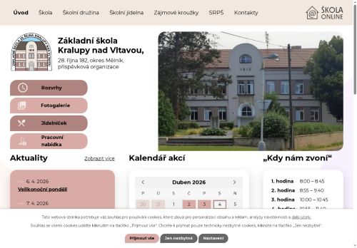 Zobrazit webové stránky Základní škola