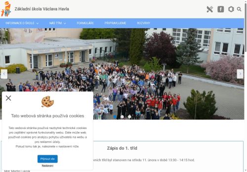 Zobrazit webové stránky Základní škola Václava Havla