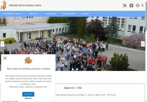 Zobrazit webové stránky Základní škola Václava Havla