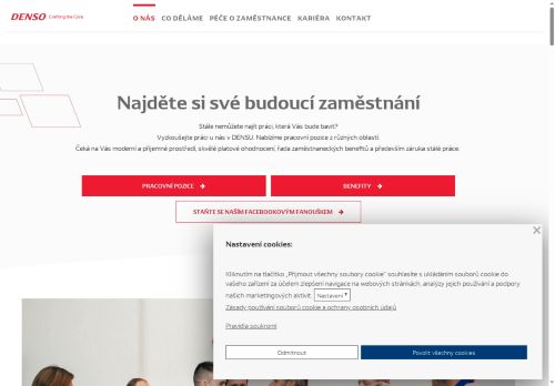 DENSO Czech s.r.o. nabízí práci na pozici Personalista/tka s AJ - zkrácený úvazek v obci Zruč nad Sázavou