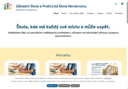 Zobrazit webové stránky Základní škola a Praktická škola
