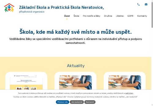 Zobrazit webové stránky Základní škola a Praktická škola