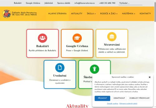 Zobrazit webové stránky ZŠ 28. října