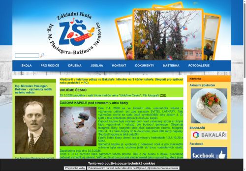 Zobrazit webové stránky ZŠ Ing. M. Plesingera - Božinova
