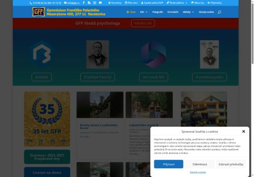 Zobrazit webové stránky Gymnázium Františka Palackého