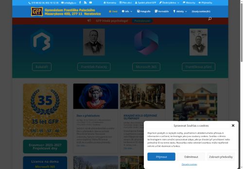 Zobrazit webové stránky Gymnázium Františka Palackého