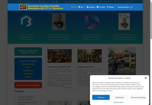 Zobrazit webové stránky Gymnázium Františka Palackého