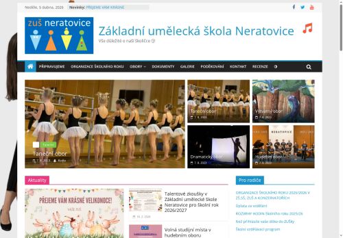 Zobrazit webové stránky Základní umělecká škola