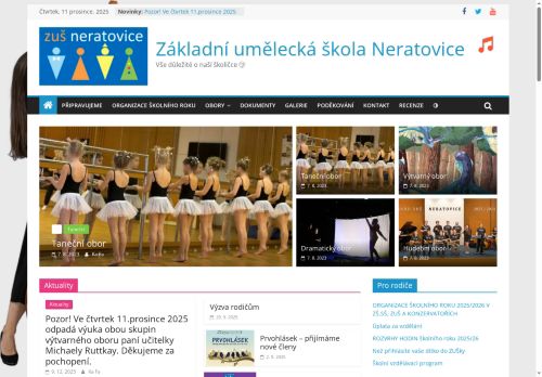 Zobrazit webové stránky Základní umělecká škola