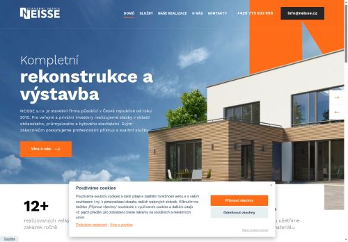 NEISSE s.r.o. nabízí práci na pozici Zedníci v obci Mšeno