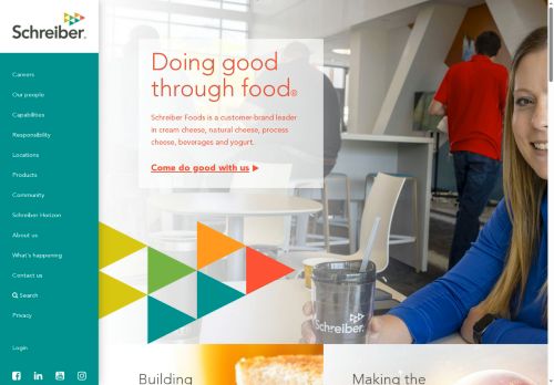 Webové stránky Schreiber Czech Republic s.r.o., Benešov