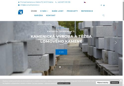 Průmysl kamene a.s. nabízí práci na pozici Provozní technik v obci Zalužany
