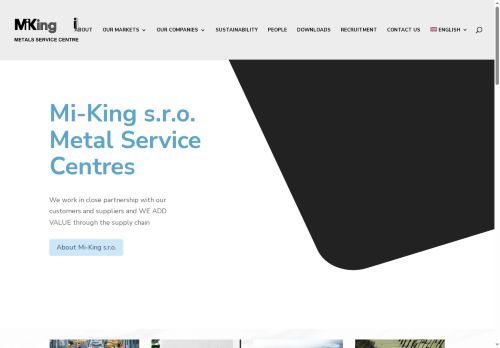 Webové stránky Mi - King s.r.o., Kolín